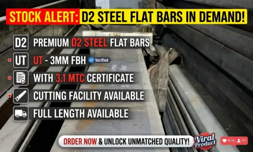 Completed D2 Steel Flat Bar Project in Gurugram | HCHCR D2